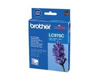 Brother LC-970 inktcartridge cyaan standard capacity 300 pagina's 1-pack blister zonder alarm