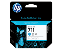 HP Original 711 Druckerpatrone 3er Pack cyan 29ml (CZ134A)