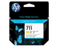 HP 711 (CZ136A) Inktcartridge Geel Voordeelbundel 3-pack