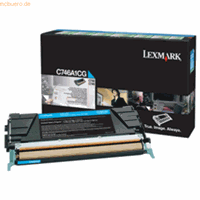 lexmark/ibm LEXMARK Toner für LEXMARK C746/C748, cyan