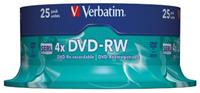 Verbatim Verbatim DVD-RW/43639 4x Inh.25 Stk