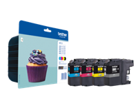 Brother LC-229XLVALBPDR Ink cartridge multi pack, 2400pg   3x1200pg, Pack qty 4