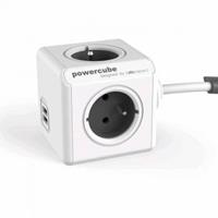 PowerCube Extended USB 1.5 meter (Type E) - Grey