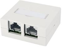 J00023A0056 (5 Stück) - RJ45 8(8) Data outlet Cat.6 white J00023A0056