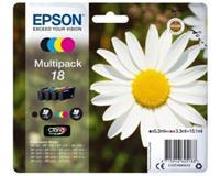 EPSON Epson Inkjet-Druckerpatronen schwarz, cyan, magenta, yellow, 1x175, 3x180 Seiten , C13T18064012