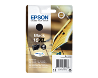 Epson T1631 bk, 16XL bk inktpatroon origineel