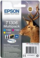 Epson inktcartridge T1306, 3 kleuren, 600-1005 pagina's - OEM: C13T13064012