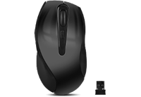 SpeedLink AXON Draadloze ergonomische muis Radiografisch Optisch Zwart 5 Toetsen 2200 dpi Ergonomisch