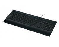 Logitech K280e - keyboard - French - Tastaturen - Französisch - Schwarz