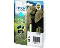 epson Elephant Singlepack Cyan 24XL Claria Photo HD Ink