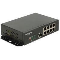 Delock »87708 - Gigabit Ethernet Switch 8 Port + 1 SFP« Netzwerk-Switch