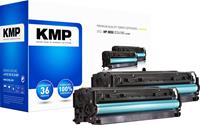 kmp H-T157D Tonerkassette 2er-Pack ersetzt HP 305X, CE410X Schwarz 4900 Seiten Kompatibel Toner 2er-