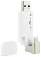 Integral iShuttle USB 3.0 stick, 32 GB, wit