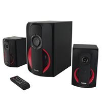 hama 2.1-sound-system PR-2180, zwart/rood - 