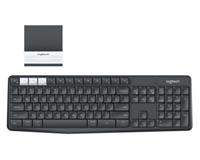 Logitech K375s Multi-Device - US - Tastaturen - Englisch - US - Grau