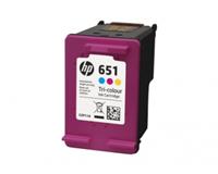 HP Druckerpatrone 651, C2P11AE, original, Dye, 3farbig, 300 Seiten - Original