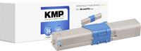 KMP Toner vervangt OKI 44469724 Compatibel Cyaan 5000 bladzijden O-T49CX
