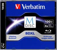 verbatim M-DISC Blu-ray Rohling 100GB 1 St. Jewelcase