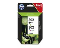 HP 302 Cartridge Combipack Zwart + Kleur