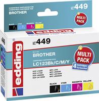 EDDING MULTIPACK = BROTHER LC-123