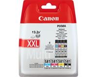 Canon Original Druckerpatronen CLI-581 XXL Multipack schwarz, cyan, magenta, gelb 11,7ml (1998C005)