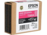 epson T580A inkt cartridge vivid magenta (origineel)