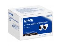 Epson AL-C300 bk toner origineel (2 st)