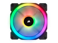 LL120 RGB Dual Light Loop PC-Gehäuse-Lüfter Schwarz, RGB (B x H x T) 120 x 120 x 25mm