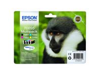 Epson Multipack Aap T0895 zwart + 3 kleuren, blister