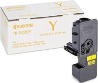 Kyocera Original TK-5220Y Toner gelb 1.200 Seiten für ECOSYS M5521cdn/cdw, P5021cdn/cdw