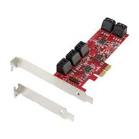 28554C182 0+10 poorten SATA III-controllerkaart PCIe