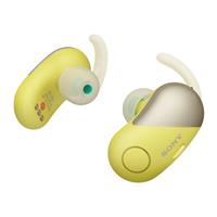 Sony WF-SP700N wireless earphones, yellow