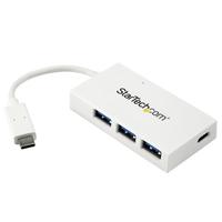 StarTech.com USB-C Hub 4-Port USB-Hubs - USB 3.0 - 4 - Weiß
