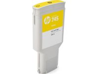 HP F9K02A nr. 745 inkt cartridge geel hoge capaciteit (origineel)