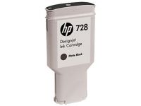 HP F9J68A nr. 728 inkt cartridge mat zwart extra hoge capaciteit (origineel)