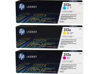 Hewlett Packard HP Toner Multi Pack CF 440 AM C/M/Y No. 312 A