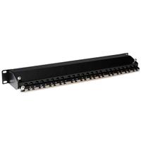 Advancedcabletechnology Patchpanel 24p stp c6a+cover - 