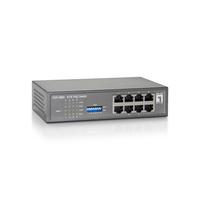 LevelOne FEP-0800 Fast Ethernet (10/100) Power over Ethernet (PoE) Grijs