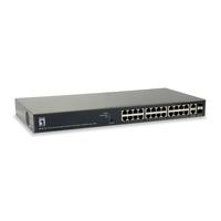 levelone GEP-2651 26 Port Switch Netzwerk Switch 1 GBit/s