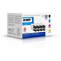 KMP Inkt combipack vervangt Epson 79XL, T7901, T7902, T7903, T7904 Compatibel Zwart, Cyaan, Magenta, Geel E220VX 1628,4005