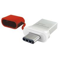 integral USB Stick USB 3.0 128 GB Aluminium/Rood - 
