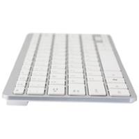 R-GO Ergonomisch toetsenbord  Compact Azerty zilver-wit