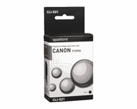 Inktcartridge Quantore alternatief tbv Canon CLI-521 zwart chip