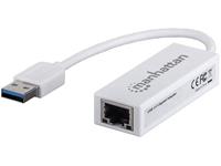 Manhattan Gigabit Ethernet Adapter Netwerkadapter 1 GBit/s USB 3.2 Gen 1 (USB 3.0)