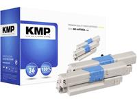 KMP Tonercassette vervangt OKI 44973536 Compatibel Zwart 2200 bladzijden O-T36D