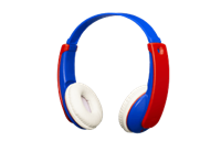 JVC HAKD9BTA Tiny Phones Kids Wireless Bluetooth Headphones - Blue/Red