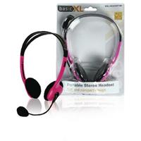 BasicXL Bxl-headset1 pi Draagbare Stereo Headset Roze