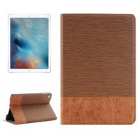 huismerk Cross & schapen leer structuur horizontaal Flip lederen hoesje met houder & opbergruimte voor pinpassen & portemonnee voor iPad Pro 12.9 inch(koffie k