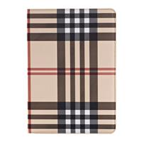 huismerk Plaid structuur lederen hoesje met houder & opbergruimte voor pinpassen & Money Pocket voor iPad Air 2(geel)