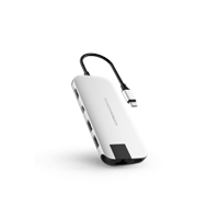 HyperDrive Slim 8-in-1 USB-C Hub, silber